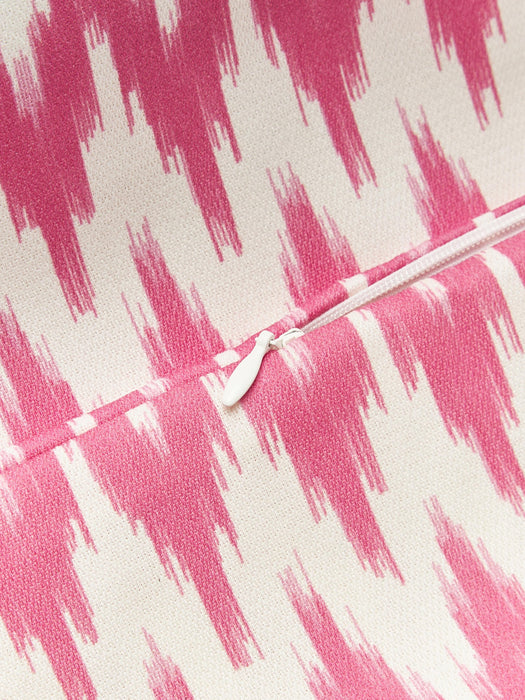 Maillot Outdoor Cushion Cover with Ikat Pattern