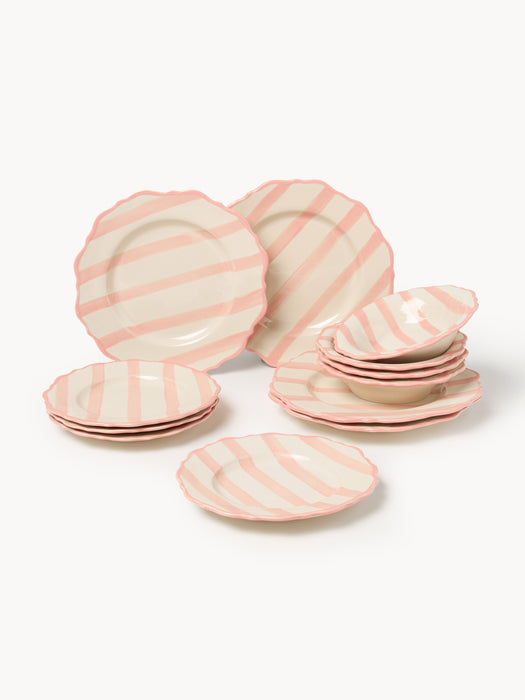 Hand-Painted Tableware Set Donald 4 people Set of 12