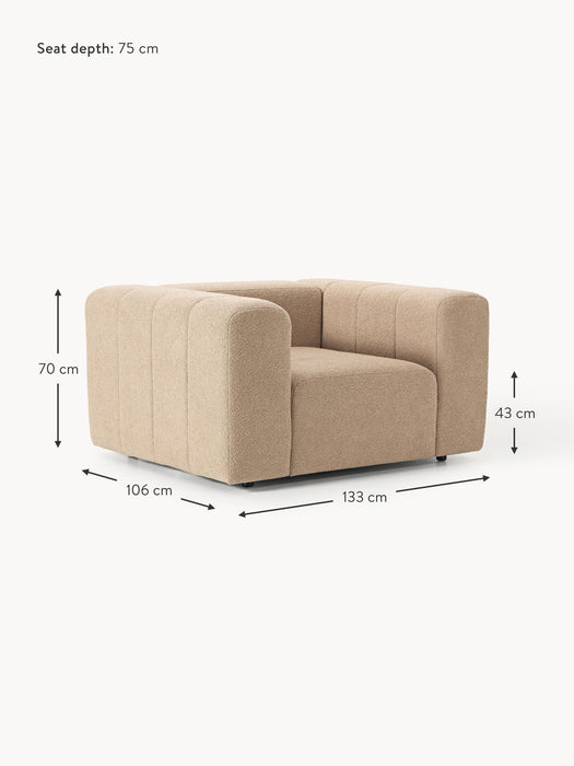 Boucl Lounge Chair Lena