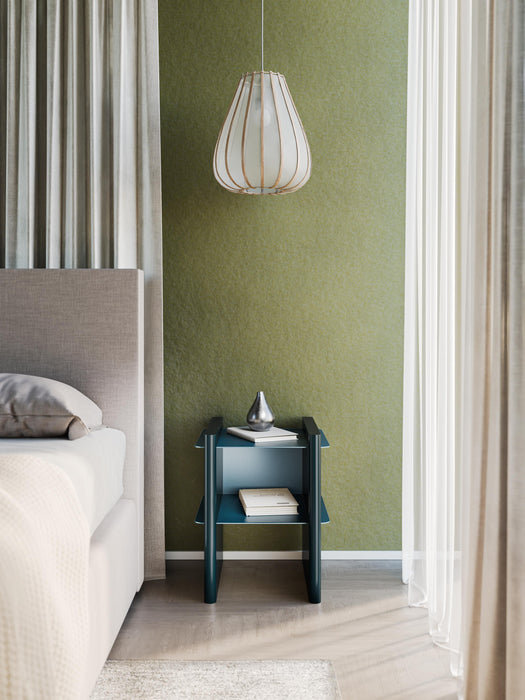 Bedside Table Rami with Metal Elements
