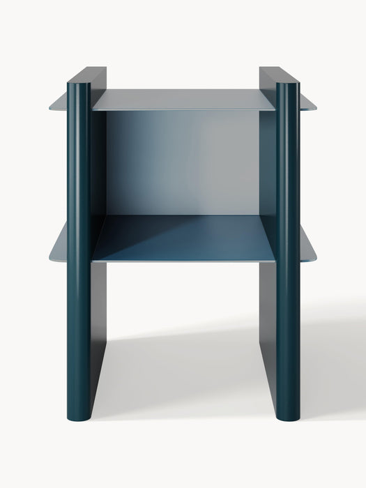 Bedside Table Rami with Metal Elements