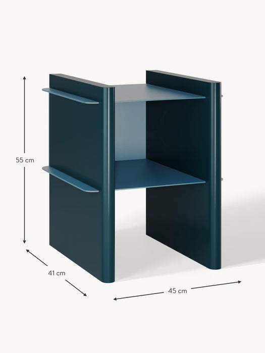 Bedside Table Rami with Metal Elements
