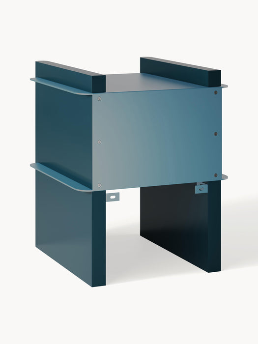 Bedside Table Rami with Metal Elements