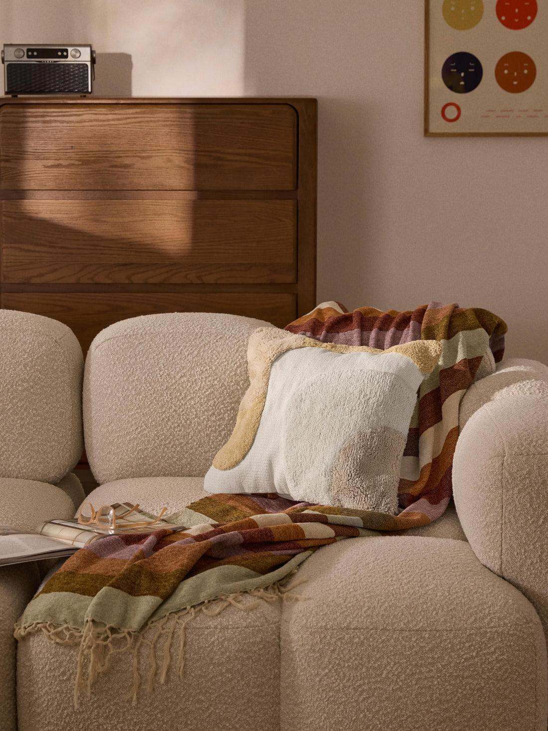 Malu Hand-Tufted Cushion Cover with Tufting