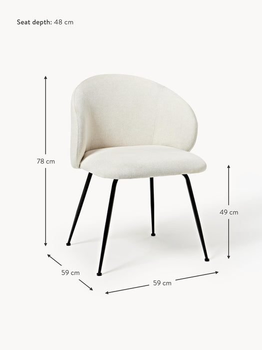 Upholstered Dining Chairs Luisa Set of 2
