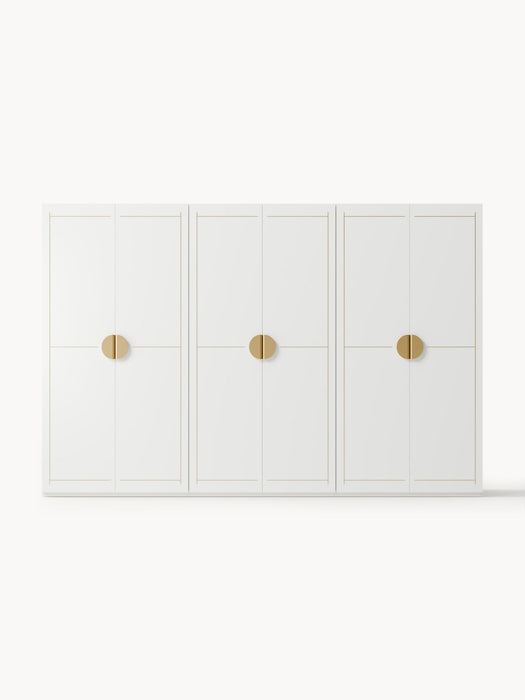 Denise Modular Hinged Door Wardrobe, 300 cm Wide, in various sizes