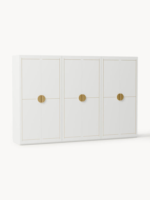Denise Modular Hinged Door Wardrobe, 300 cm Wide, in various sizes