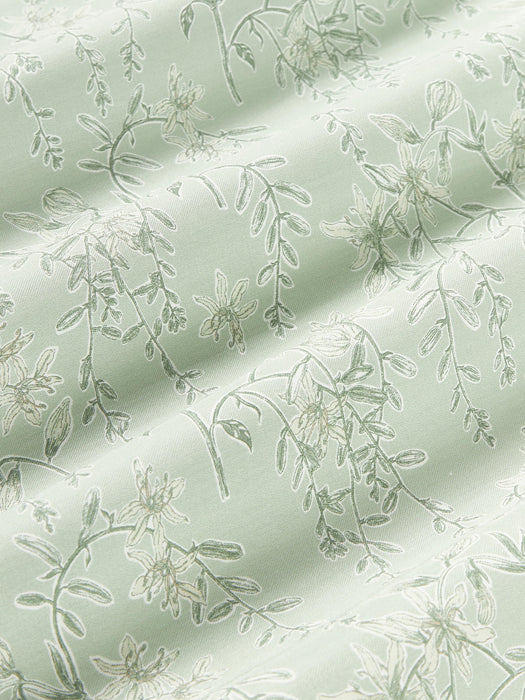 Cotton Sateen Duvet Cover Leticia with Floral Print