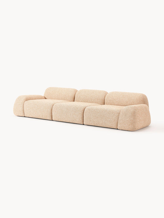 Modular Boucl Sofa Wolke 4-seater