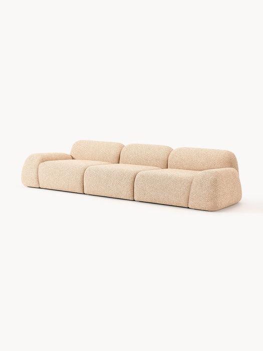 Wolke Modular Bouclé Sofa (4-seater)