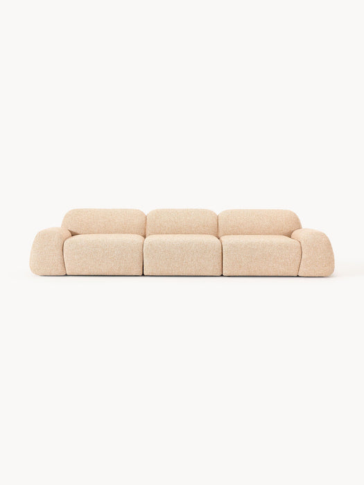 Wolke Modular Bouclé Sofa (4-seater)