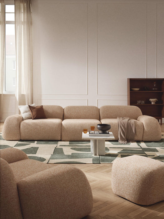 Wolke Modular Bouclé Sofa (4-seater)