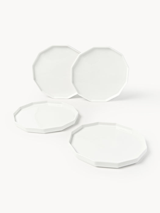 Porcelain Dinner Plates Angoli Set of 4