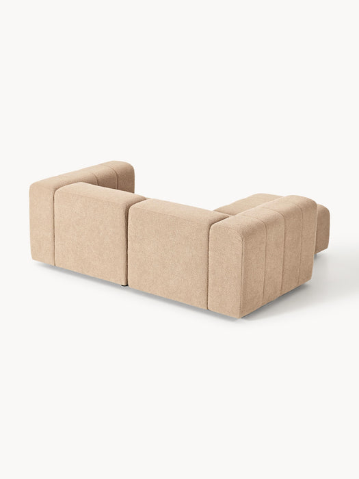 Boucl Modular Sofa Lena 2-seater with Ottoman leftright