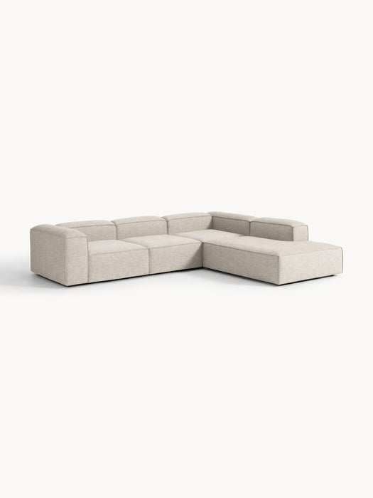 Lennon Linen Blend Modular Corner Sofa (4-seater)