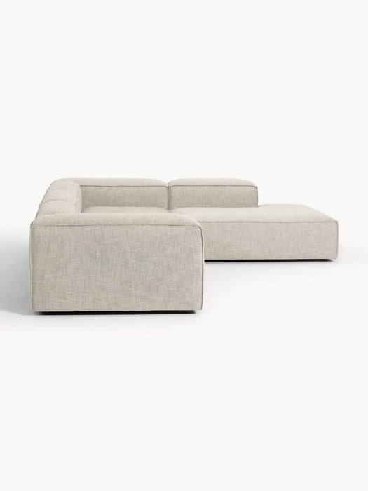 Lennon Linen Blend Modular Corner Sofa (4-seater)