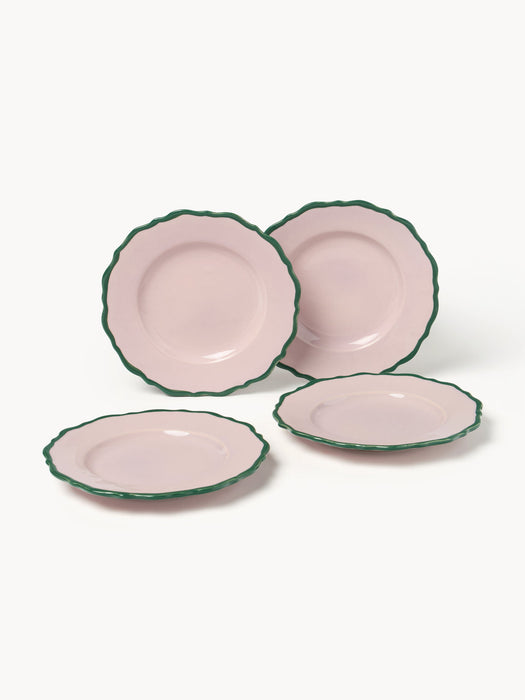 Crumble Breakfast Plates, Set of 4
