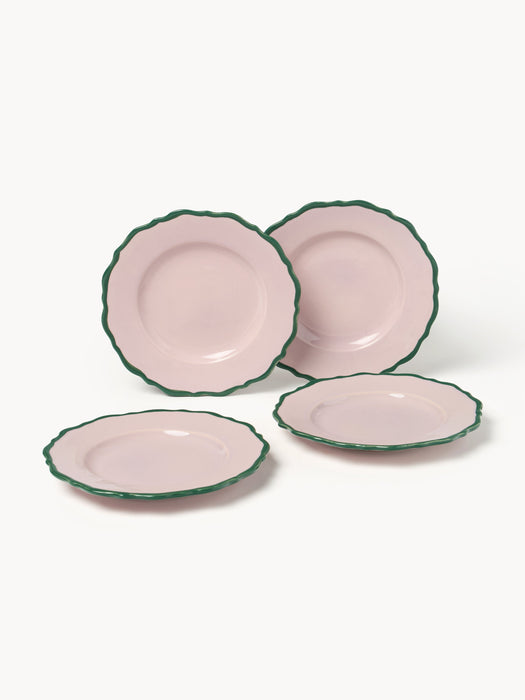 Breakfast Plates Crumble Set of 4