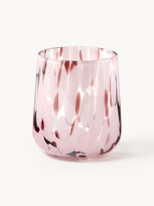 Handmade Speckled Glass Tumblers Oakley Set of 4