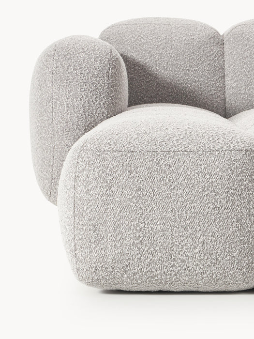 Boucl Modular Sofa Tayla 2-seater with Ottoman leftright