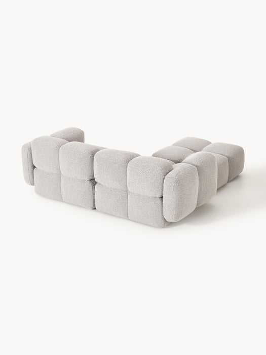 Boucl Modular Sofa Tayla 2-seater with Ottoman leftright