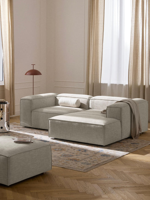 Lennon Linen Blend Modular Corner Sofa (3-seater)