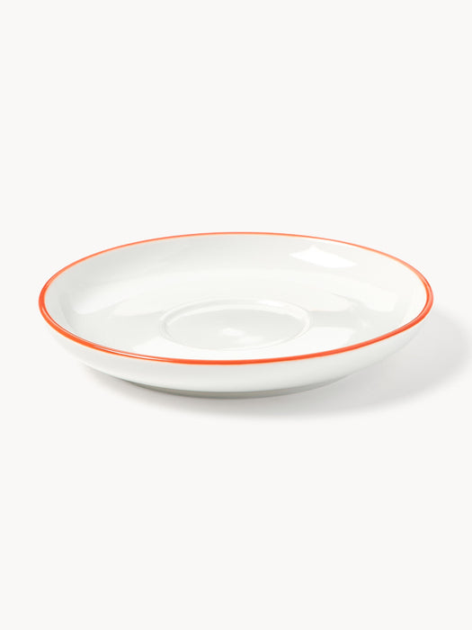 Porcelain Espresso Cups Facile with Saucers Set of 2