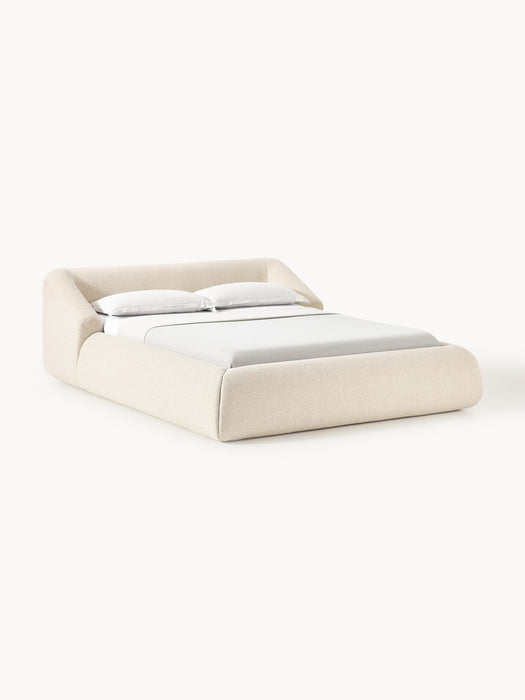 Upholstered Boucl Bed Sofia