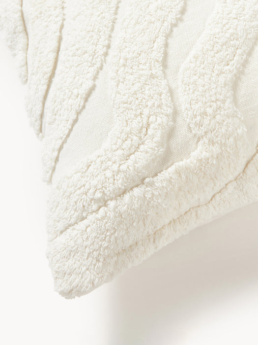 Mareva Cushion Cover with Tufted Wavy Pattern