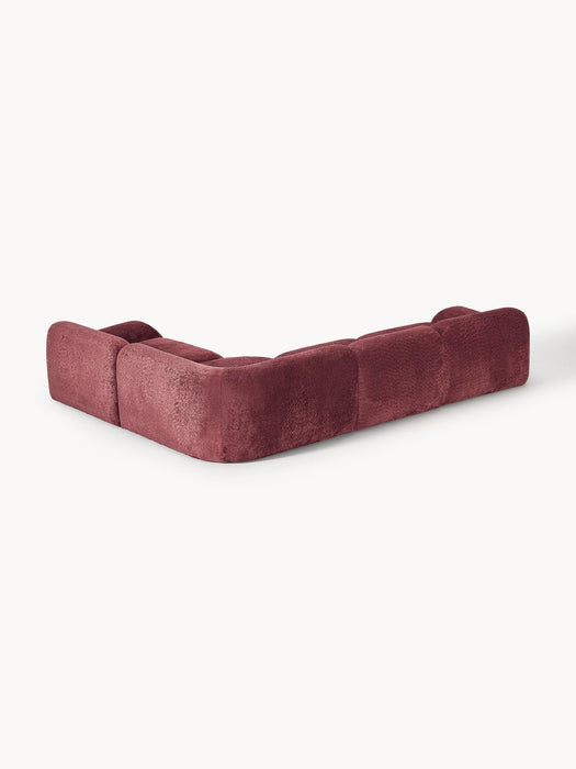 Wolke Modular Teddy Bouclé Corner Sofa (4-seater)