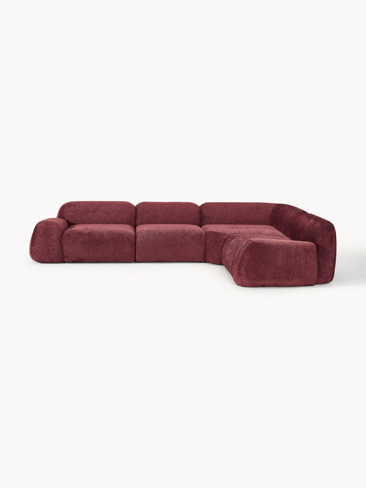 Wolke Modular Teddy Bouclé Corner Sofa (4-seater)