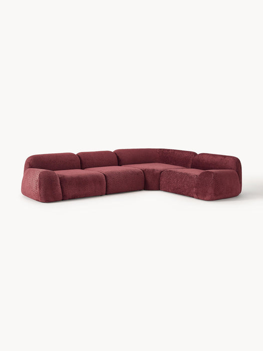 Wolke Modular Teddy Bouclé Corner Sofa (4-seater)