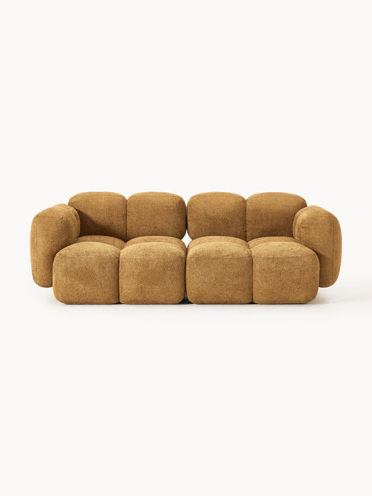 Modular Teddy-Boucl Sofa Tayla 2-seater