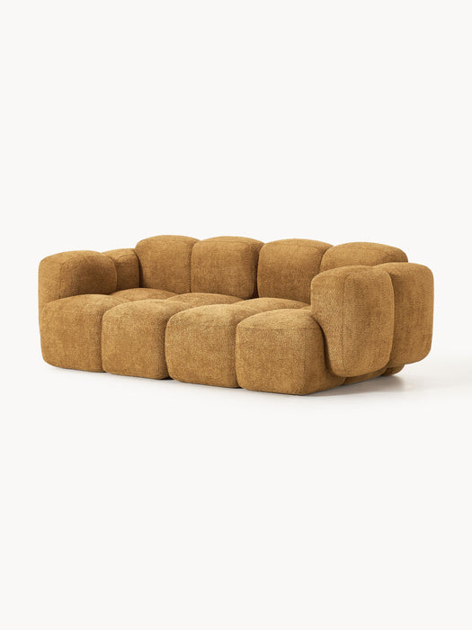 Modular Teddy-Boucl Sofa Tayla 2-seater