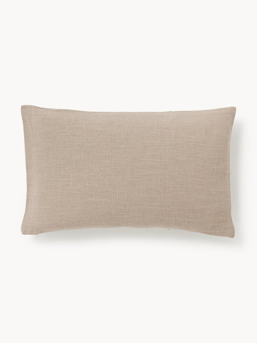 Terre Hand-Woven Cushion Cover with Decorative Seam