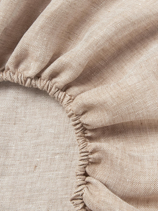 Linna Fitted Sheet, Linen