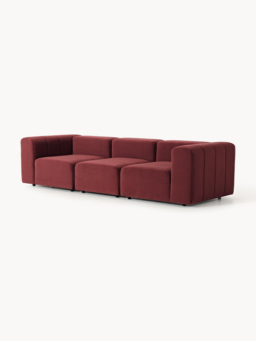 Modular Velvet Sofa Lena 4-seater