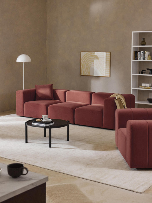 Modular Velvet Sofa Lena 4-seater
