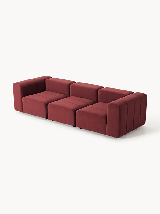 Modular Velvet Sofa Lena 4-seater