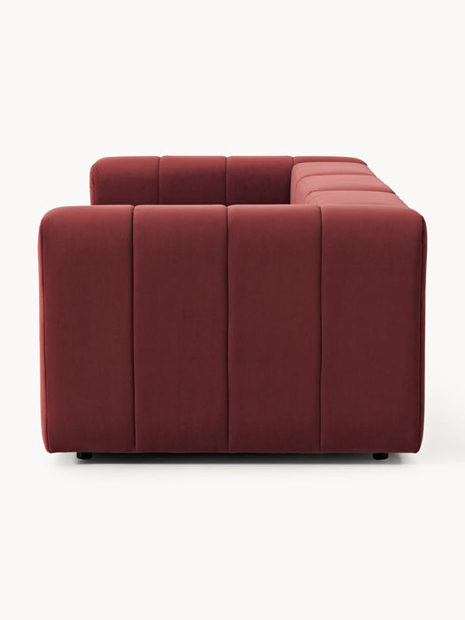 Modular Velvet Sofa Lena 4-seater
