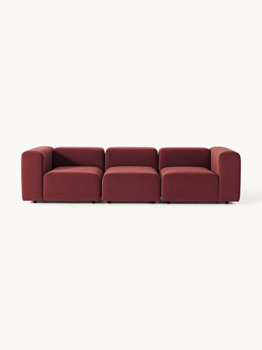 Modular Velvet Sofa Lena 4-seater