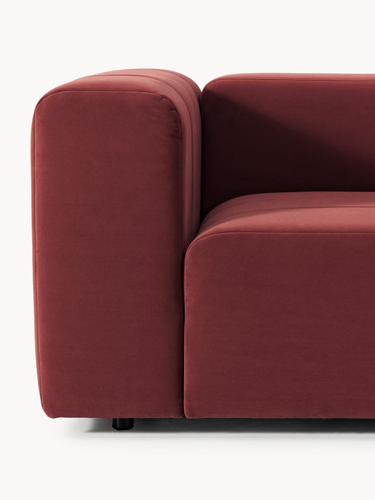 Modular Velvet Sofa Lena 4-seater