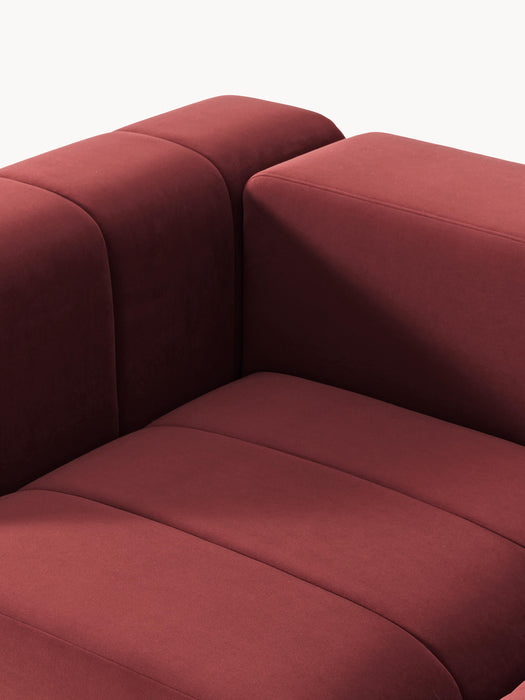 Modular Velvet Sofa Lena 4-seater