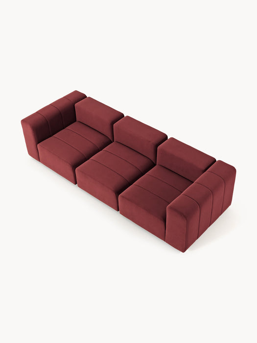 Modular Velvet Sofa Lena 4-seater