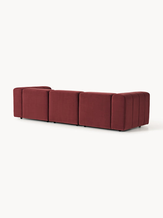 Modular Velvet Sofa Lena 4-seater