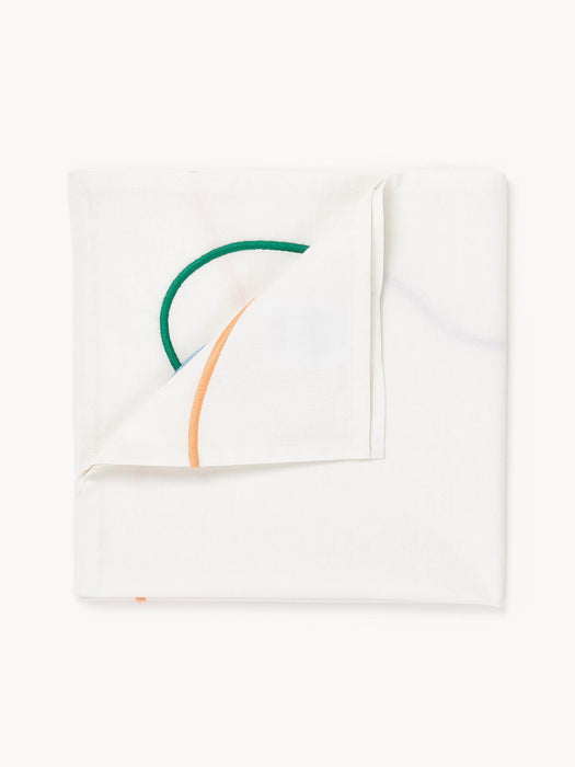 Sue Cloth Napkins with Abstract Embroidery, Set of 4