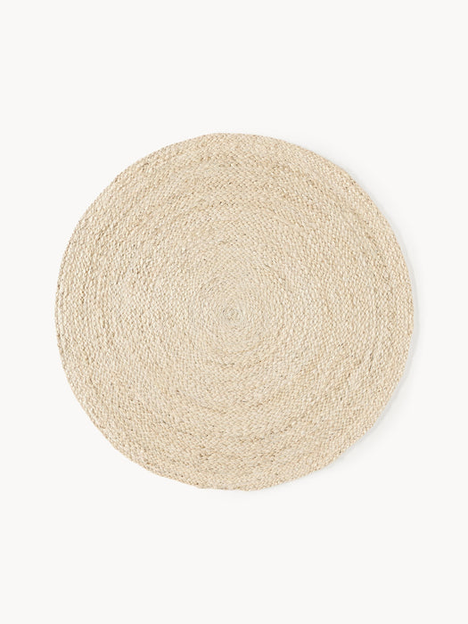 Round Handmade Jute Rug Sharmila