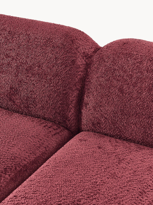 Modular Teddy Boucl Sofa Wolke 3-seater