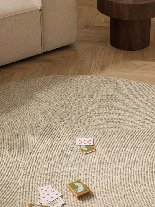 Eleni Round Hand-Tufted Wool Rug