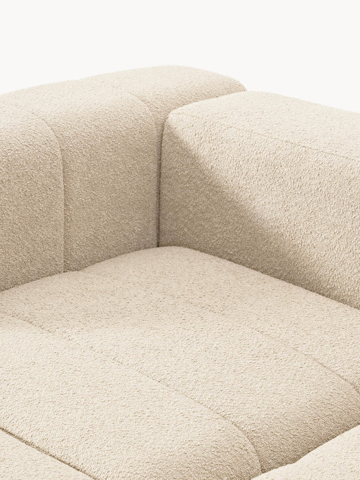Boucl Modular Sofa Lena 4-seater with Ottoman leftright
